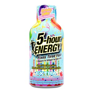 5 Hour Energy Birthday Cake